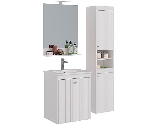 Тумба под раковину Lemark Romance 60 LM07R60T подвесная Белый глянец Тумба под раковину Lemark Romance 60 LM07R60T подвесная Белый глянец