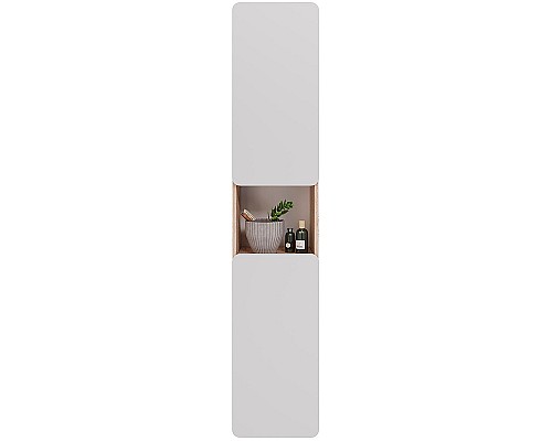 Шкаф пенал Lemark Olivia 35 LM08OL35P подвесной Белый глянец Дуб Кантри Шкаф пенал Lemark Olivia 35 LM08OL35P подвесной Белый глянец Дуб Кантри