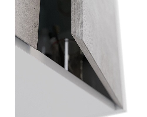 Подвесной шкаф Lemark Combi 60 LM03C60SH-Beton Бетон Белый глянец