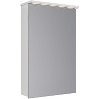 Зеркальный шкаф Lemark Zenon 50 LM50ZS-Z с подсветкой Белый глянец