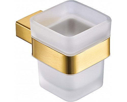 Стакан для зубных щеток Milacio Ultra MCU.951.GD Брашированное золото