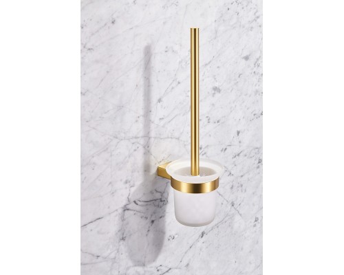 Ершик для унитаза Milacio Ultra MCU.964.GD Брашированное золото