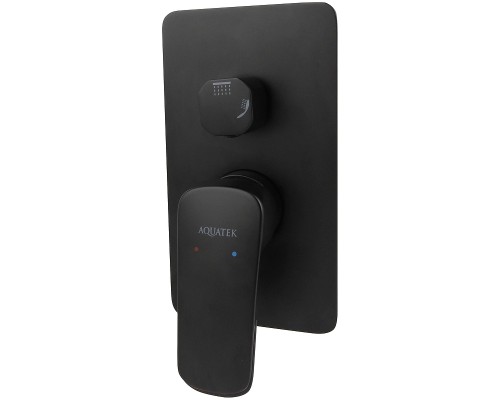Смеситель для душа Aquatek Вега AQ1046MB Черный матовый