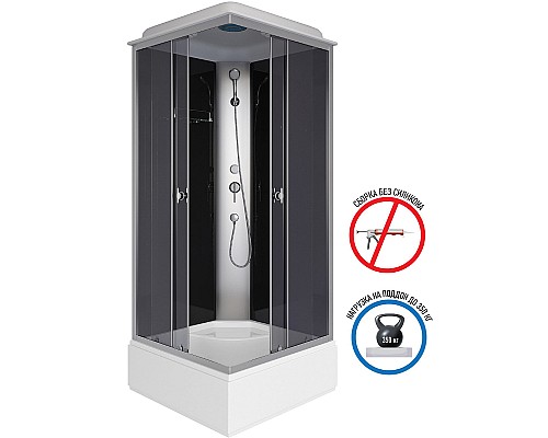 Душевая кабина Niagara Eco 90x90 E90/26Q/TN без гидромассажа