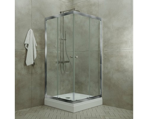 Душевой уголок Triton Вента-Хром 90х90 Щ0000049616 профиль Хром стекло прозрачное