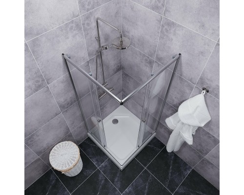Душевой уголок Triton Вента-Хром 90х90 Щ0000049616 профиль Хром стекло прозрачное