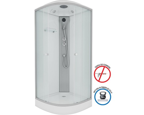 Душевая кабина Niagara Eco 100x100 E100/13/MT без гидромассажа