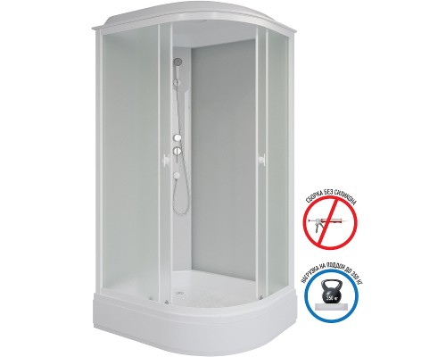 Душевая кабина Niagara Promo 110x80 L P110/80/26L/MT без гидромассажа