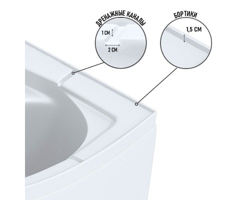 Душевая кабина Niagara Promo 110x80 L P110/80/26L/MT без гидромассажа