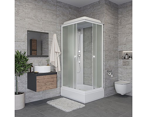 Душевая кабина Niagara Promo 100x80 P100/80/26Q/MT без гидромассажа