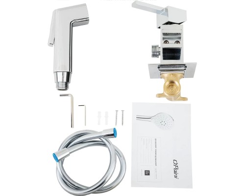 Гигиенический душ со смесителем Paini Prato 53CR442QLM Хром