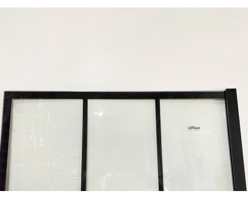 Душевая перегородка Paini 110 PAINI-WalkIN110G профиль Черный матовый стекло прозрачное