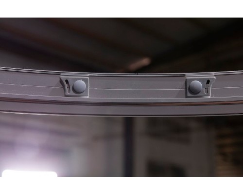 Душевой уголок Esbano ESR-8027A 120x80 R профиль Хром стекло рифленое