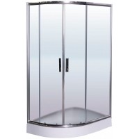 Душевой уголок Esbano ESR-8027A 120x80 R профиль Хром стекло рифленое