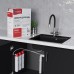 Смеситель для кухни Lemark Comfort Хром Черный