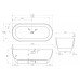 Ванна из искусственного камня Abber Stein 170x75 AS9613-1.7 без гидромассажа