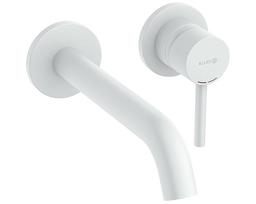 Смеситель для раковины Kludi Bozz 382455376 Белый матовый