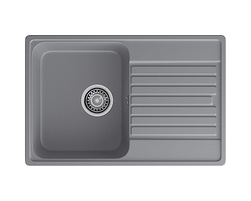Кухонная мойка GranFest Quarz GF-Z78 Темно-серая