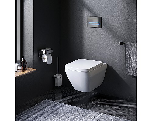 Унитаз AM.PM Spirit V2.0 Square FlashClean C701701SC подвесной с сиденьем микролифт