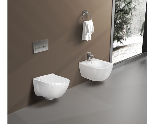 Биде Aquatek Дива AQ1012-00 подвесное Белое