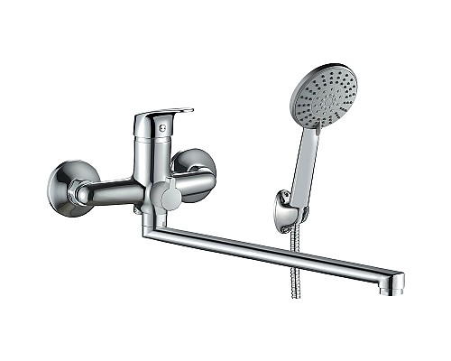 Смеситель для ванны WesnaArt Ocean OCE12-320 универсальный Хром