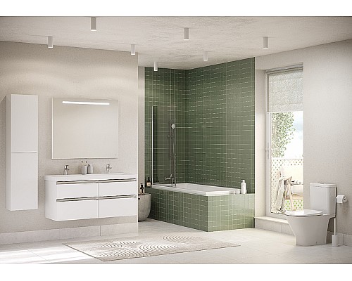 Тумба под раковину Roca The Gap 120 ZRU9307637 подвесная Белый глянец