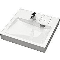 Раковина Reflection Kappa 60 RX6060KA на стиральную машину Белая