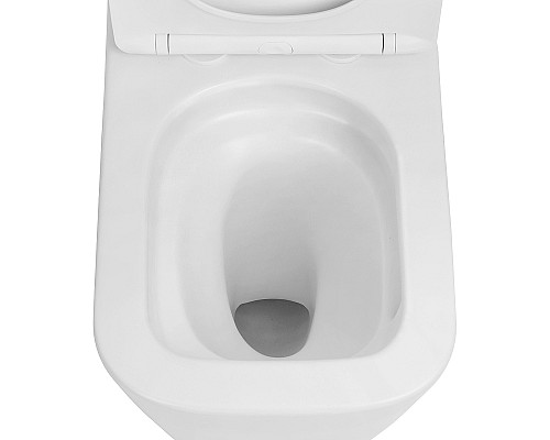 Унитаз компакт Abber Rechteck AC1210TMW Белый матовый с бачком и сиденьем Микролифт