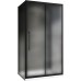 Душевой уголок Abber Schwarzer Diamant 170x80 профиль Черный стекло матовое