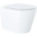 Унитаз Azario Teramo подвесной Белый с сиденьем Микролифт
