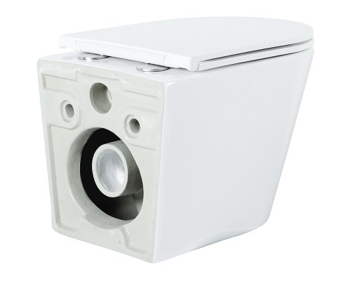 Унитаз Azario Teramo подвесной Белый с сиденьем Микролифт