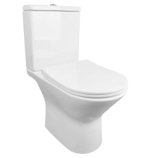 Унитаз компакт Azario Fretta New с бачком и сиденьем Микролифт