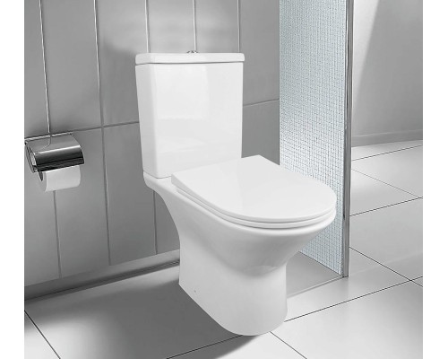 Унитаз компакт Azario Fretta New с бачком и сиденьем Микролифт