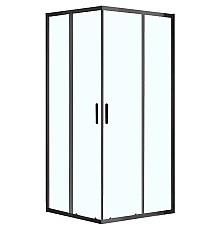 Душевой уголок Azario Milton 900x900 AZ-ND1142 900 Black профиль Черный стекло прозрачное