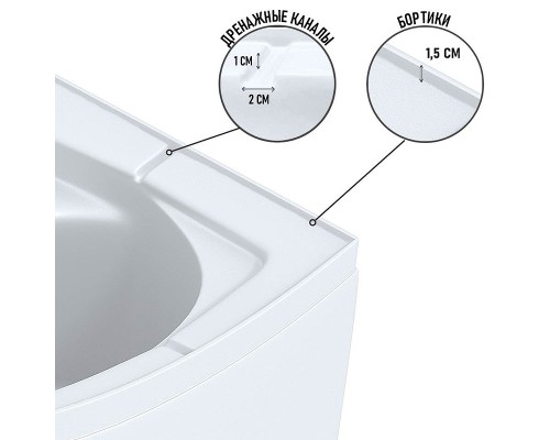 Душевая кабина Niagara Eco 120x80 L без гидромассажа