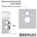 Комплект унитаза Berges Ventas с инсталляцией Atom Line с сиденьем Микролифт и Черной Soft touch клавишей смыва