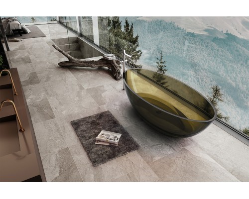 Ванна из полиэфирной смолы Abber Kristall 180х85 AT9702Vesuvian Оливковая без гидромассажа