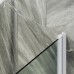 Шторка на ванну Maybah Glass 500x1400 поворотная на монопетле Белый стекло сатиновое