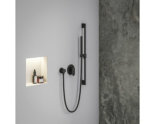 Смеситель для душа Ravak Eleganta EL 062.20BLM.O1 X070299 Черный матовый