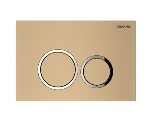 Клавиша смыва Grossman Galaxy 700.K31.01.310.310 Золото матовое