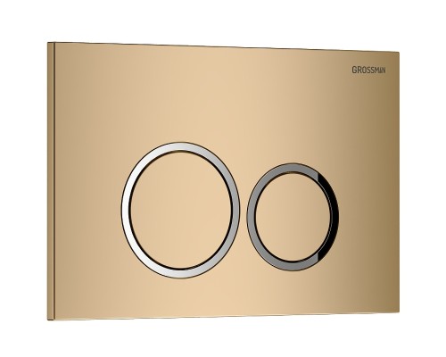 Клавиша смыва Grossman Galaxy 700.K31.01.310.310 Золото матовое