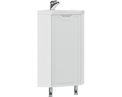 Тумба под раковину Corozo Мирра 40 SD-00001642 угловая Белая