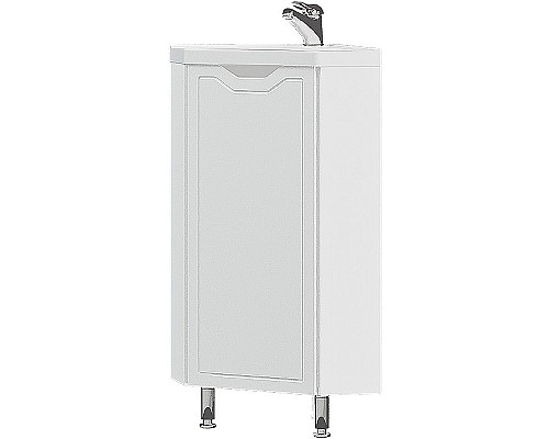 Тумба под раковину Corozo Мирра 40 SD-00001642 угловая Белая