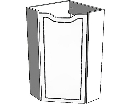 Тумба под раковину Corozo Мирра 40 SD-00001642 угловая Белая