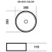 Раковина-чаша Grossman Color 35 Золото Черная