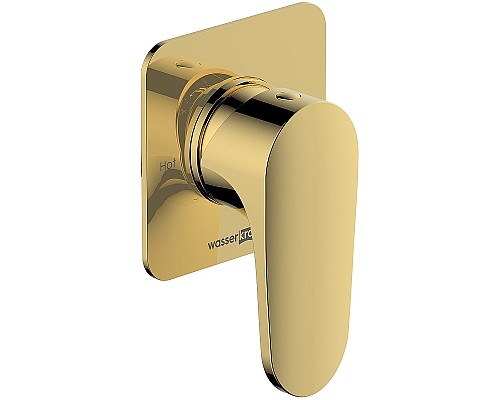 Гигиенический душ со смесителем WasserKRAFT Neckar A2151.280.238.216 Золото глянцевое