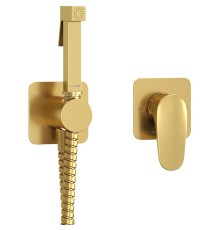 Гигиенический душ со смесителем WasserKRAFT Havel A3651.285.237.213 Золото матовое