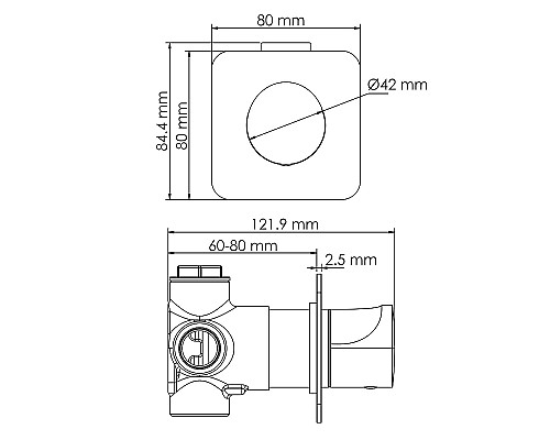 Душевая система WasserKRAFT Weida A3151.268.090.116.271.087.103 Хром