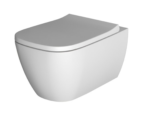Унитаз Alice Wunder 45000109 подвесной Белый матовый без сиденья