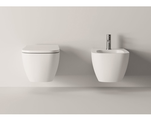 Унитаз Alice Wunder 45000109 подвесной Белый матовый без сиденья